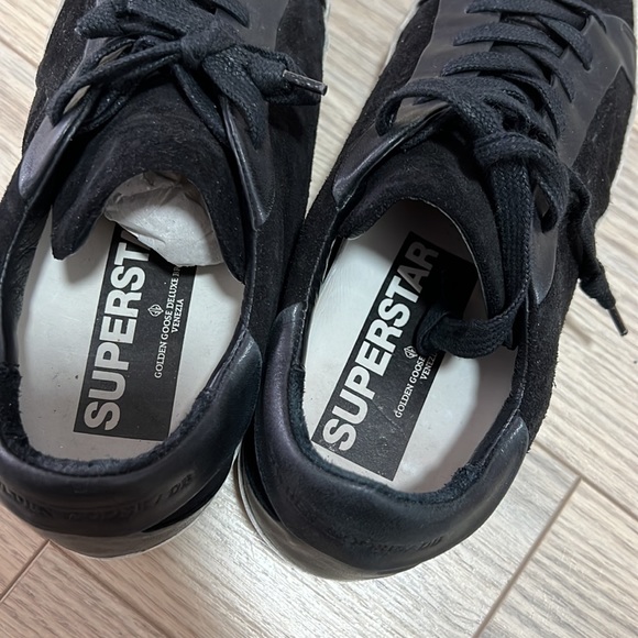 Golden Goose Superstar Black Suede/leather sneakers size 37 - Picture 4 of 8